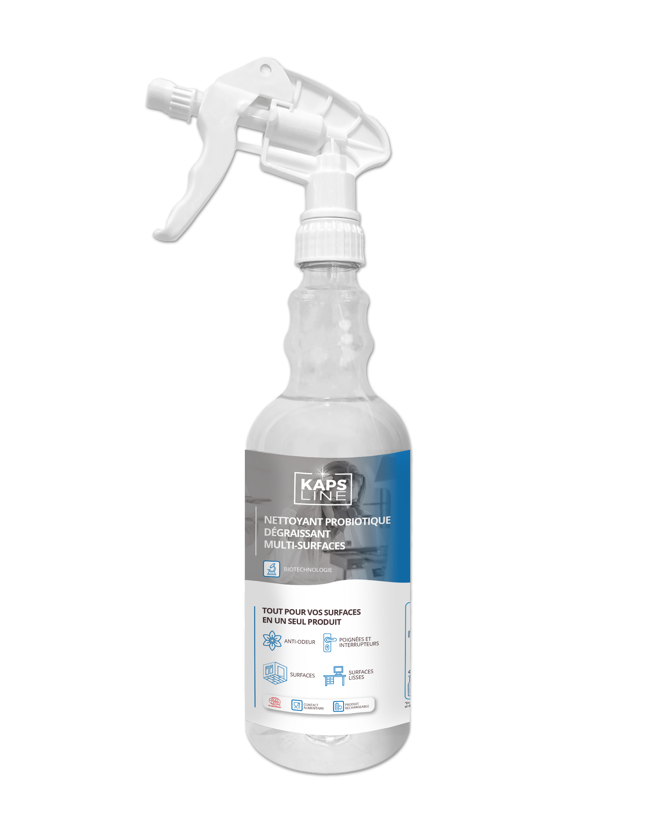 Kaps Line Nettoyant Probiotiques Dégraissant Multi Surfaces